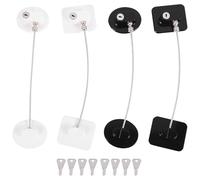 Kueohse Cerradura de Nevera de 4 Piezas Cerradura para Refrigerador con 8 Llaves para NiñOs, Cerradura para Congelador, Cerradura para Gabinete de Seguridad para NiñOs