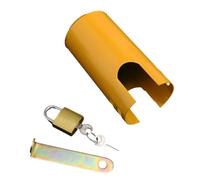 Kueohse Cerradura de Protección de Grifo con Llave, Placa de Bloqueo de Grifo Exterior Antirrobo, Cubierta de Protección de Candado, Válvula de Interruptor de Agua