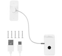 Kueohse Cerradura de Refrigerador con Huella Dactilar, Cerradura de Seguridad para Refrigerador, Cerradura Inteligente para Gabinetes, Cajones, Lavavajillas, Inodoros y Gabinetes A