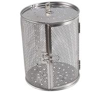 Kueohse Cesta para asar, 14 x 18 cm, acero inoxidable, cesta para asar, jaula, para barbacoa, utensilios de horneado, herramientas, freidora de aire