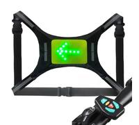 Kueohse Chaleco de ciclismo LED recargable por USB con luces reflectantes e intermitentes para corredores y ciclistas