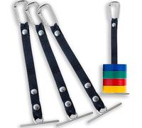 Kueohse Cinta Adhesiva Fallingstar para Cinturón de Herramientas, 2,4 Pulgadas de, Soporte para Cinta Aislante, Color Negro, Ajustable, 2 Unidades