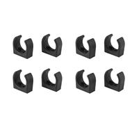 Kueohse Clip de Escalera de Nailon de 8 Piezas Clip de Gancho de para TamañO de 1-1/4 Pulgadas de DiáMetro por Juego Accesorios Marinos UV, Negro