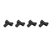 Kueohse Clip de MicróFono - Soporte de MicróFono Universal Estilo Pinza de Ropa Accesorios para Instrumentos Musicales - Paquete de 4