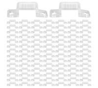 Kueohse Clip de Montaje de Tira de Luz LED 5730/2835/5050 Soporte de Montaje a PresióN TranslúCido (14 Mm, 100 Piezas/Paquete)