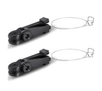 Kueohse Clips de Liberación de Línea para Downrigger de Pesca con Broches de Presión para Líder, Clips de Liberación de Peso para Cometas, Tabla de Planeo, Downrigger, Pesca de Curricán A