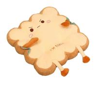 Kueohse Cojines de Asiento Súper Lindos, Cojines de Asiento Antideslizantes Cuadrados y Redondos de Felpa, Uso en la Oficina y el Hogar como Regalos para Amigos B