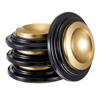 Kueohse Cojines para Ruedas de Piano, Cojines de Goma y Metal para Pisos de Madera, Almohadillas Antideslizantes de Fieltro Resistentes para Patas de Muebles