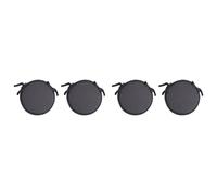 Kueohse Cojines Redondos para Asientos de Sillas, 4 Piezas Cojines Circulares Impermeables para Sillas para Interiores y Exteriores, Jardín, Comedor, Oficina, Cafetería C