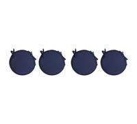 Kueohse Cojines Redondos para Asientos de Sillas, 4 Piezas Cojines Circulares Impermeables para Sillas para Interiores y Exteriores, Jardín, Comedor, Oficina, Cafetería e