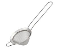 Kueohse Colador pequeño de acero inoxidable, colador de fina, mini colador de cóctel para cócteles, té, café y bebidas