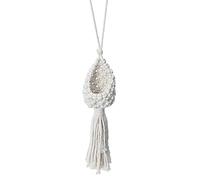 Kueohse Colgador de Planta de Aire Boho Macrame Soporte de Cuerda para Cesta Colgante Tillandsia DecoracióN del Hogar de Flores (10 CM)