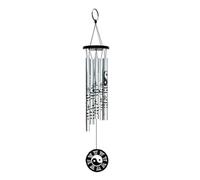 Kueohse Colgante de Carillón de Viento Bagua Extra Pequeño, Carillón de Viento de Metal Retro, Carillón de Viento de Fortuna Retro, Carillón de Viento de Jardín