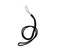 Kueohse Collar de cuerda trenzada de nailon para cámara de teléfono móvil, color negro