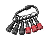 Kueohse con Soporte para Brocas Mejorado, 6 Piezas, Soporte para Brocas de 1/4 para Destornillador de, para Destornillador y Brocas