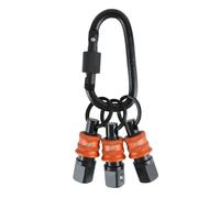 Kueohse con Soporte para Dados (3 Piezas), Organizador de Dados de 1/2" con Clip de Liberación Rápida, Kit de Accesorios para Llave de y Caja de Herramientas