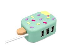 Kueohse Concentrador USB Mini Portátil Multifunción de Puertos, Convertidor y Divisor para Suministros de Oficina