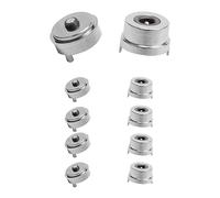 Kueohse Conector de Clavija Pogo con Resorte MagnéTico, Clavija de Resorte úNica, 2, Potencia de Carga, Sonda Macho Hembra, Cable de Soldadura y PCB