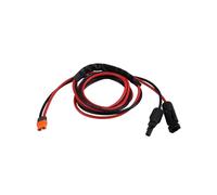 Kueohse Conector Solar XT60I-F Adaptador Cable 12AWG Conecte el Cable de Carga del Panel Solar para Generador Solar 1,5 Metros