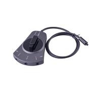 Kueohse Conmutador Toslink Digital de 3 Vías, Conmutador de Audio Óptico SPDIF, Conmutador de Cable Toslink, y Concentrador para Reproductor de DVD y CD.