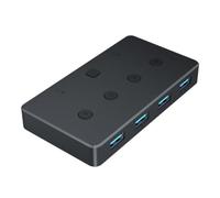 Kueohse Conmutador USB 3.0 para Ratón, Teclado, Impresora y Más. Compatible con, y
