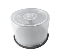 Kueohse Contenedor de Almacenamiento de CD/DVD, 1 Pieza, Soporte de DVD de Plástico Transparente de Gran Capacidad, Organizador de Discos Compactos, Diseño Que Ahorra Espacio.