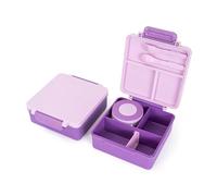 Kueohse Contenedor de Comida para el Almuerzo A Prueba de Fugas para Niños, Lonchera Bento con Cubiertos para Niños, Recipiente de Comida Caliente con Aislamiento Térmico C