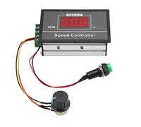 Kueohse Controlador de Velocidad del Motor DC DC 6-60V 12V-48V 30A PWM Regulador Continuo Ajustable Controlador de Velocidad del Motor