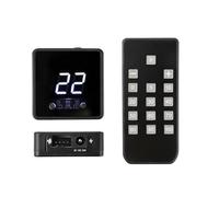 Kueohse Controlador de Velocidad PWM para Ventilador de 4 Cables con Pantalla Digital, Control Remoto, CC 24 V, 12 V y 5 V, Carga Rápida PD QC.