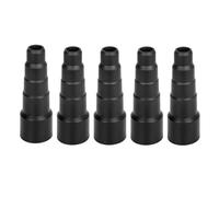 Kueohse Convertidor de Adaptador de Manguera de VacíO Universal 50/42/34/30/23 mm Convertidor de Manguera de SuccióN Redonda de Goma Suave Negra Uso en Seco y HúMedo