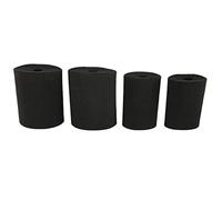 Kueohse Copa 4Pcs Copa Turner Espuma Negro Turner Espuma Vaso Copa de FijacióN Turner Espuma Localizar Spinner Espuma Copa Turner Sponge10-40 Oz