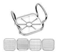 Kueohse Cortador de Virutas de Acero Inoxidable, el Cortador de Papas Es Muy VersáTil con 5 Formas de Cuchillas Diferentes, Rebanador de Papas, Rebanador