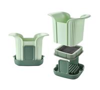 Kueohse Cortadora de Fresas, Cortador de Frutas y Verduras de Acero Inoxidable, Herramienta Portátil para Cortar Plátanos, Picadora para Cortar Huevos Rápidamente