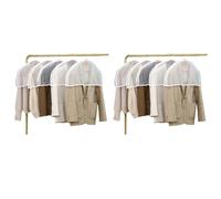 Kueohse Cubierta Antipolvo para Ropa, Abrigo con Bolsillo Colgante Transparente de PEVA para el Hogar, Cubierta de Polvo, Antipolvo para Medio Cuerpo