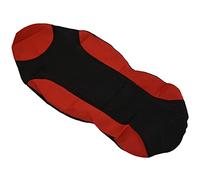 Kueohse Cubierta de Asiento de Cubo de Respaldo Alto de Soporte Universal Para Coche Cubierta de Asiento Rojo