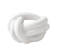 Kueohse Cubierta de Caja de PañUelos con Nudo Divertido de CeráMica, Soporte para PañUelos Faciales Moderno Europeo, Servilleteros Decorativos de Escritorio, Decoraciones para el Hogar