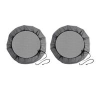 Kueohse Cubierta de para Barriles de Lluvia con Cordón, Cubierta de para de Captura de Agua de Lluvia (Negro)