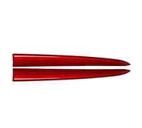 Kueohse Cubierta Embellecedora de la Rejilla Delantera de Coche Moldura de la Rejilla para 2 Demio 2015-2017 DJ DL Mazda2 Hatchback Sedan Estilo Rojo