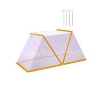 Kueohse Cubierta para Plantas Aceleradora de Hileras de Jardín de 80 X 34 X 35 cm, Protector de Plantas Plegable para Hileras de Vegetales y Parterres Elevados