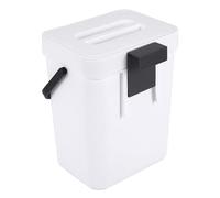 Kueohse Cubo de Basura de Cocina de 1,3 Galones con Tapa Debajo del Cubo de Basura de Alimentos de Basura de Cuarto de BañO PequeñO y Liviano,