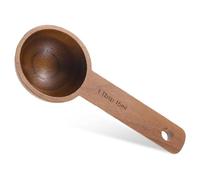 Kueohse Cuchara Medidora de Madera de Nogal para Café en Frascos, Cuchara Medidora para Café Molido, Hecha A Mano, Cuchara Medidora para Granos de Café.