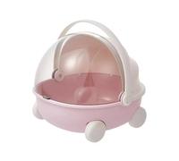 Kueohse Cuna para Muñecas - Módulo de Descanso Exclusivo de Algodón, Ideal para Exhibir y Guardar Muñecas, Caja para Guardar Juguetes y Artículos, Color Rosa.