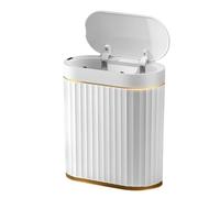 Kueohse de Basura con Sensor de 7 L para Cocina, de Basura para Baño, Luz de Lujo, para Sala de Estar Familiar, Cubo de Basura con Grietas