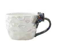 Kueohse de Cerámica con Lazo Romántico, Tazas para Café y Leche, Tazas para Niña, Tazas de Postre con Asa, de Té Negra.