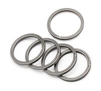 Kueohse de Titanio, Anillo de Empuje Lateral de LiberacióN RáPida, Organizador de Llaves SúPer Liviano, DiáMetro Exterior 30 Mm, 5 Piezas