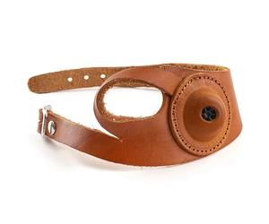 Kueohse Dedal de Antideslizante Cosido, Protector de Mano, Guantes Protectores Bordados para Mano Izquierda y Derecha.