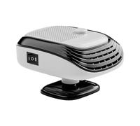 Kueohse Descongelador AutomóVil PortáTil 12 V Calentador Parabrisas Ventilador Enfriamiento CalefaccióN 2 en 1 para DesempañAdor Ventanas AutomáTico con Suministro Calentamiento RáPido A