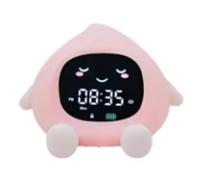 Kueohse Despertador Infantil 6 en 1 con Forma de Fruta, Reloj para Entrenar el Sueño, Luz Táctil para Dormitorio Infantil.
