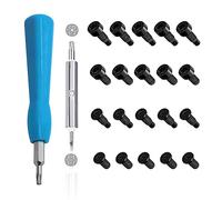 Kueohse Destornillador de Repuesto para Timbre T6 T15 & + 20 Piezas Tornillos para Timbre Juego de Tornillos de Seguridad para Timbre