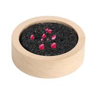 Kueohse Difusor de Aceites Esenciales de Volcánica de Madera, Difusor de Piedra Volcánica Negra, Difusor de Piedra para el Hogar, la Oficina, el Yoga y la Sauna.
